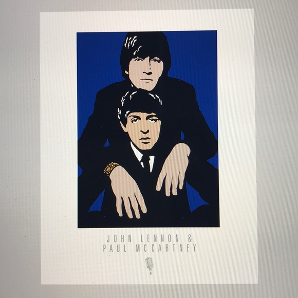 Music Icons Print - Lennon & McCartney✨NWOT✨ - Picture 2 of 3